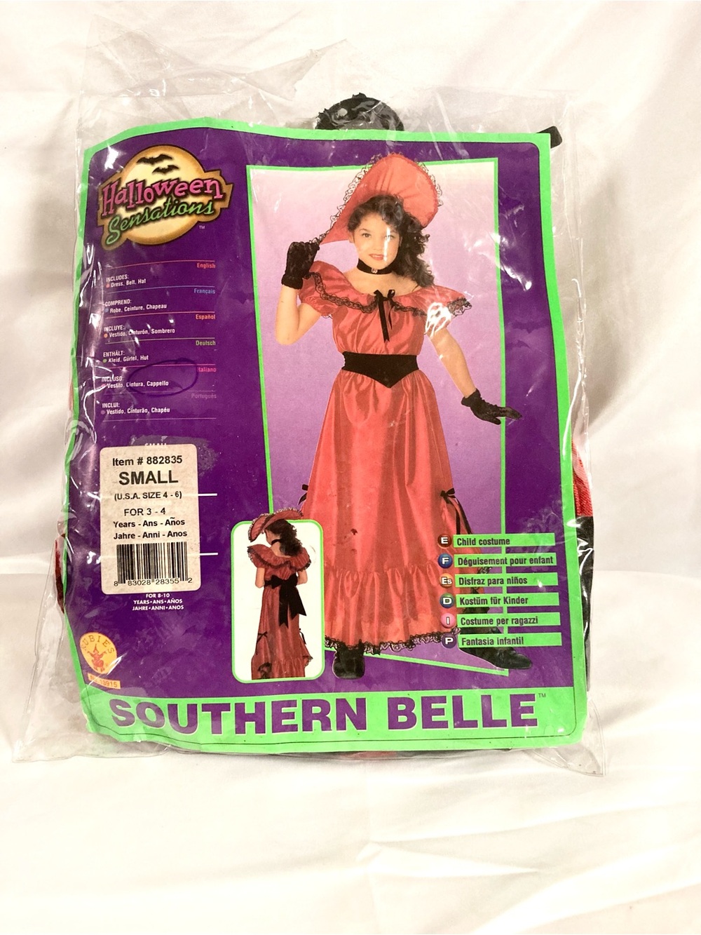 Southern Belle Kids Costume Rubies Red